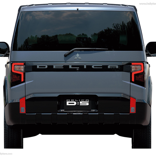 2025 Mitsubishi Delica D5 Prototype Rear View