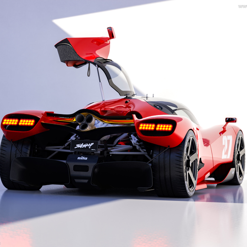 2024 Nilu 27 Concept Sumac Red Rear View