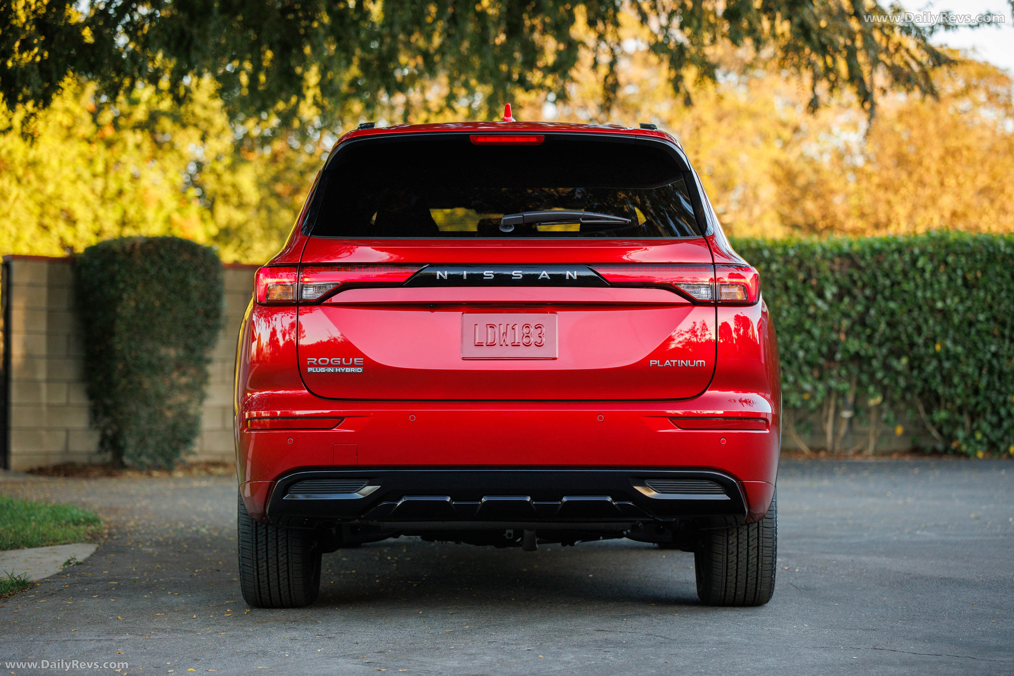 2026 Nissan Rogue Plug-in Hybrid Rear View