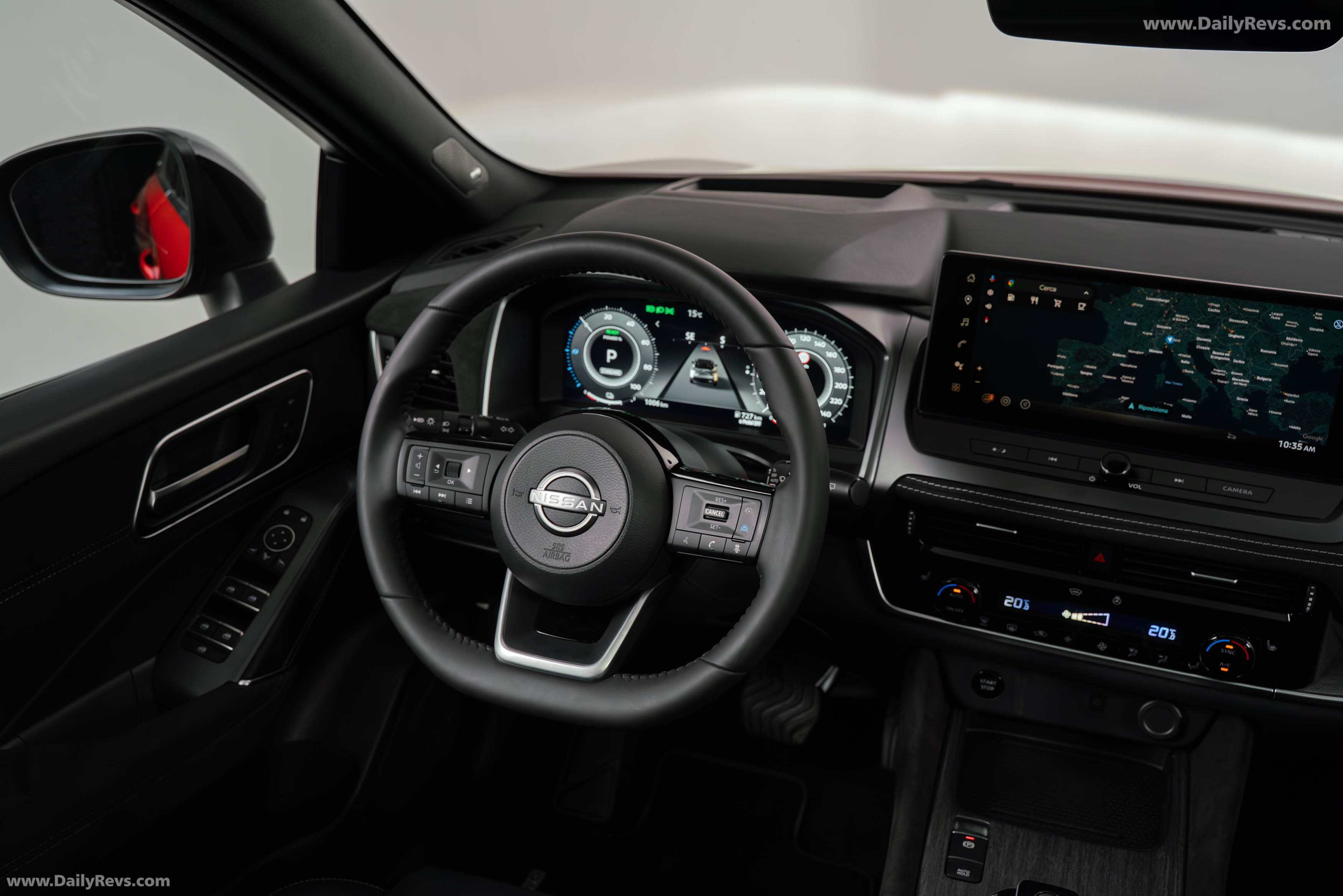 2026 Nissan Qashqai e‐POWER Fuji Sunset Red Interior