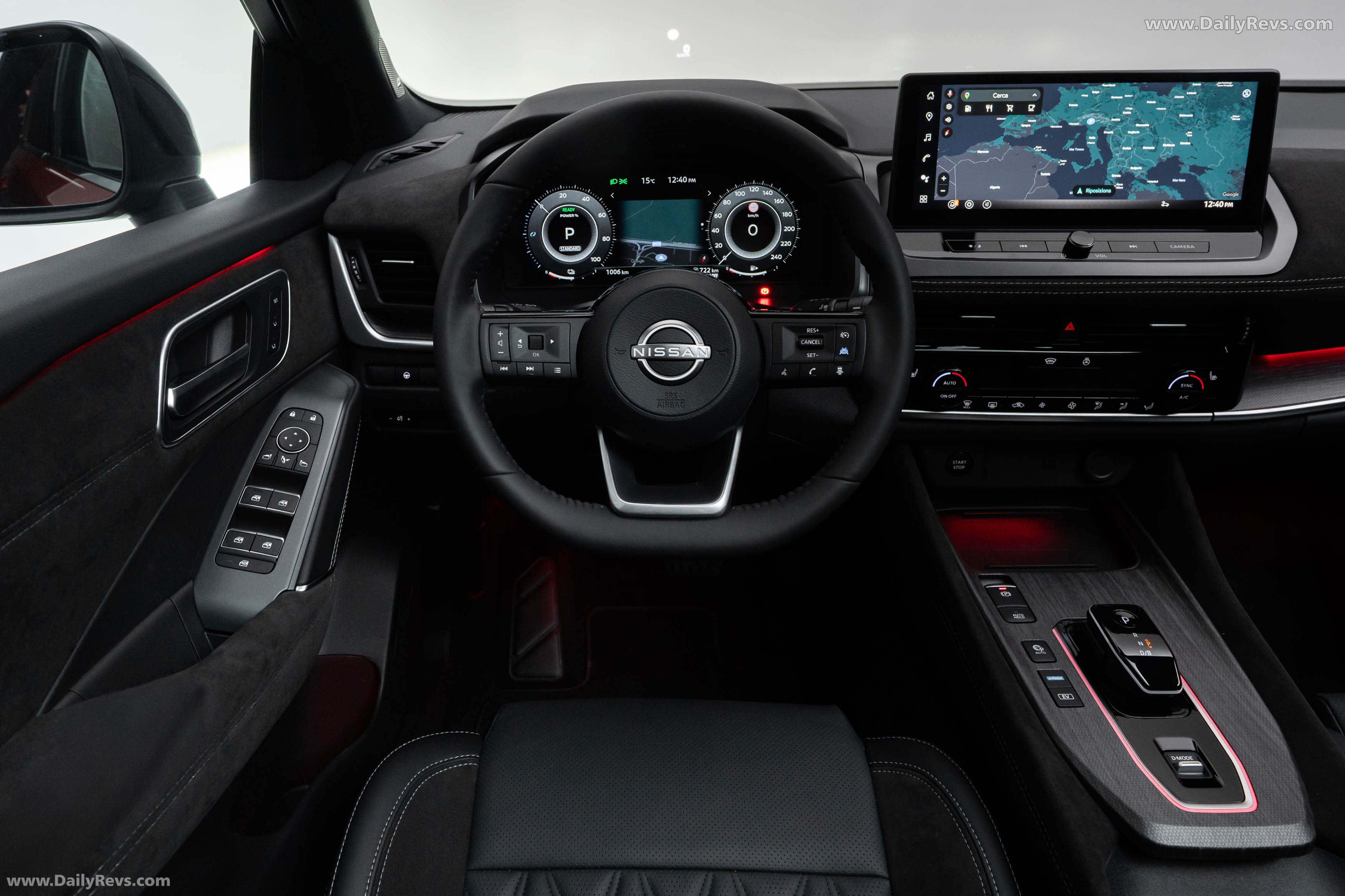 2026 Nissan Qashqai e‐POWER Fuji Sunset Red Interior
