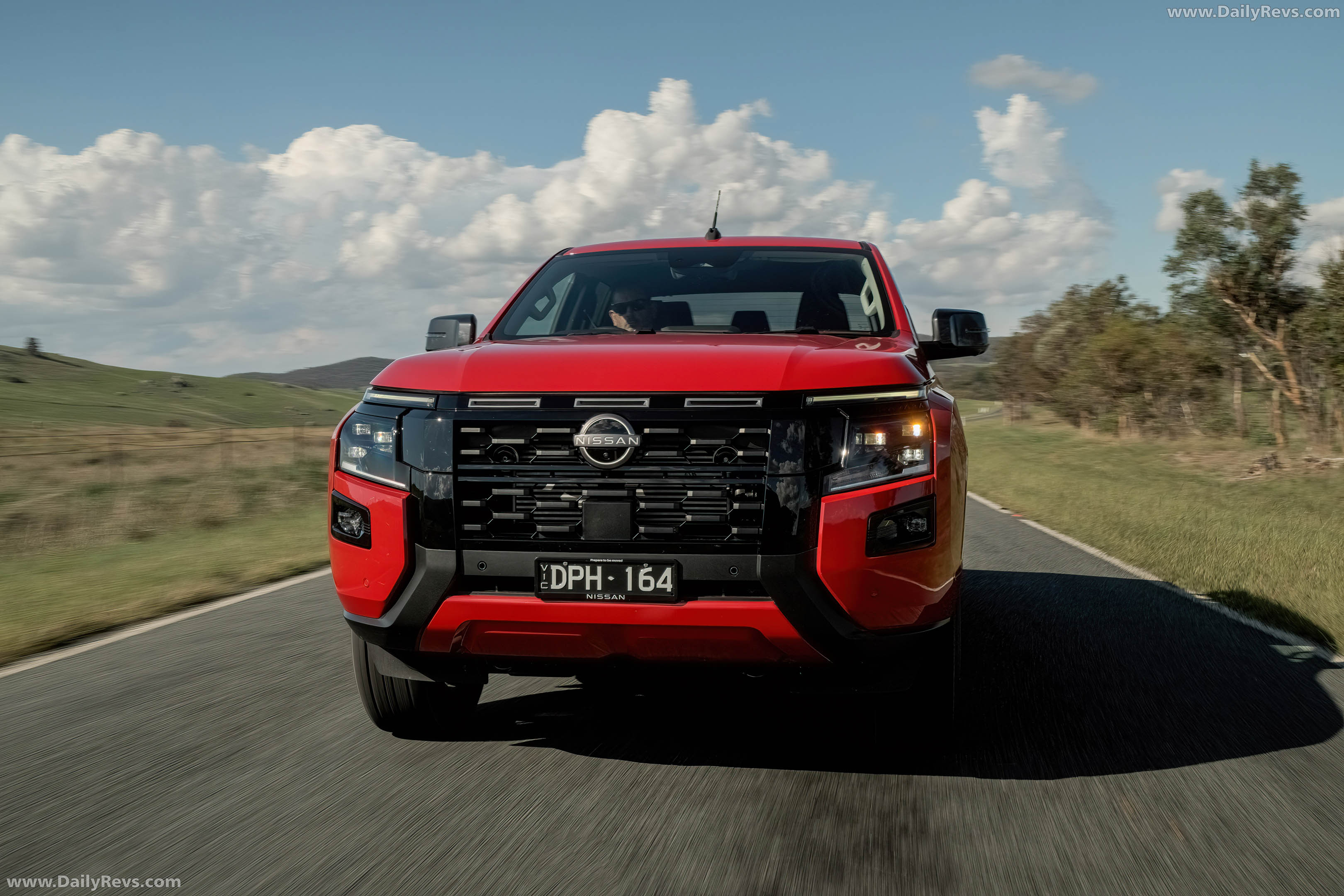 2026 Nissan Navara ST-X Outback Red Front View