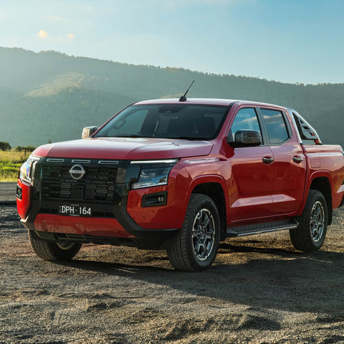 2026 Nissan Navara ST-X Outback Red Front View