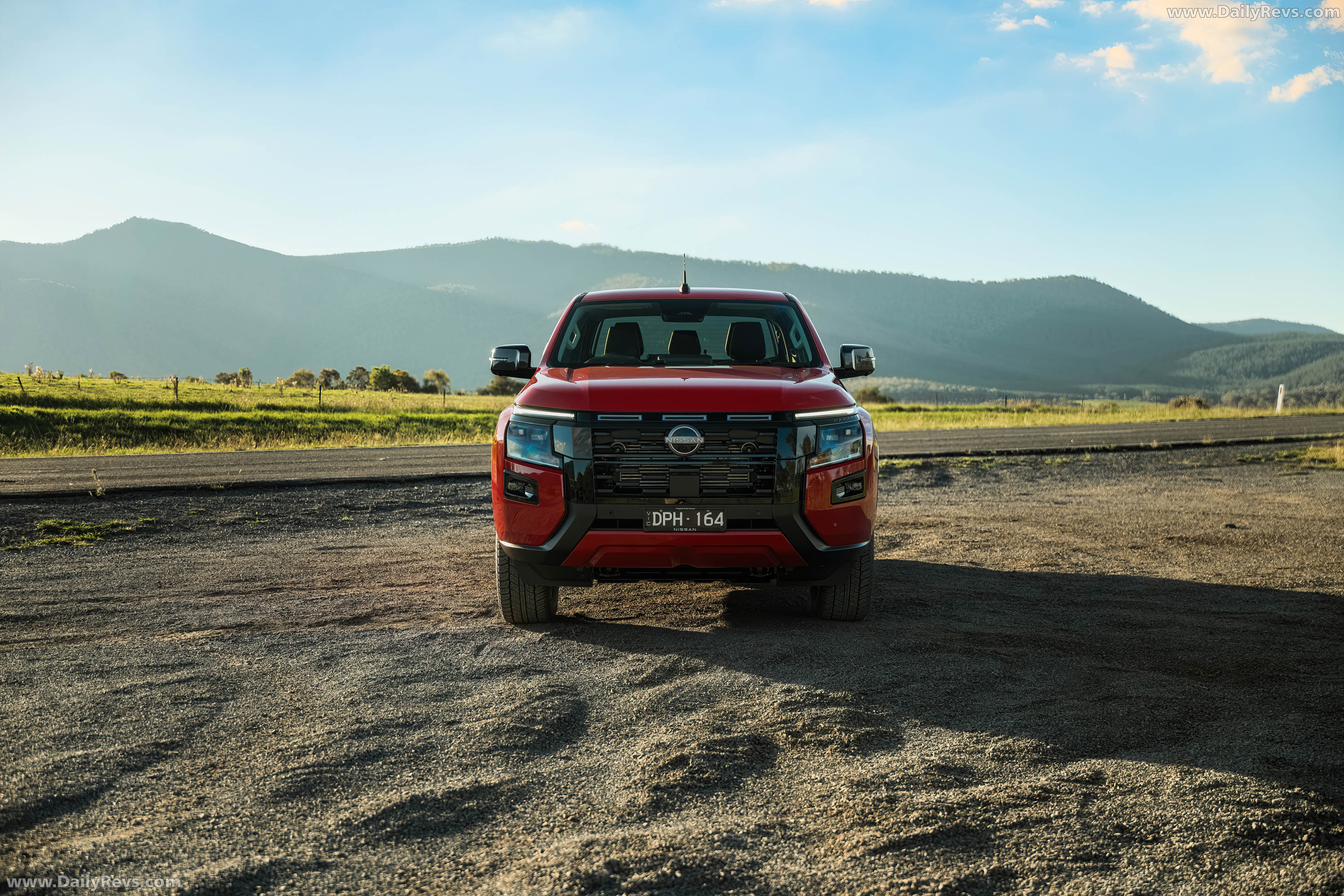 2026 Nissan Navara ST-X Outback Red Front View