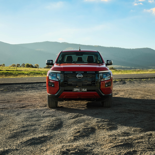 2026 Nissan Navara ST-X Outback Red Front View