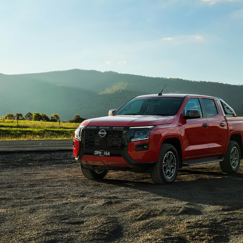 2026 Nissan Navara ST-X Outback Red Front View