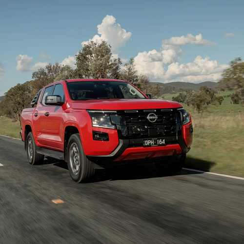 2026 Nissan Navara ST-X Outback Red Front View