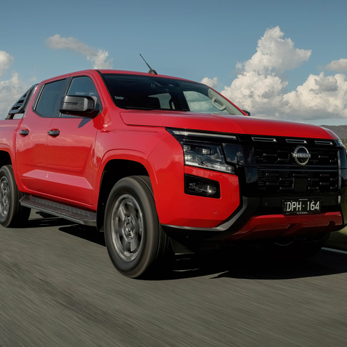 2026 Nissan Navara ST-X Outback Red Front View