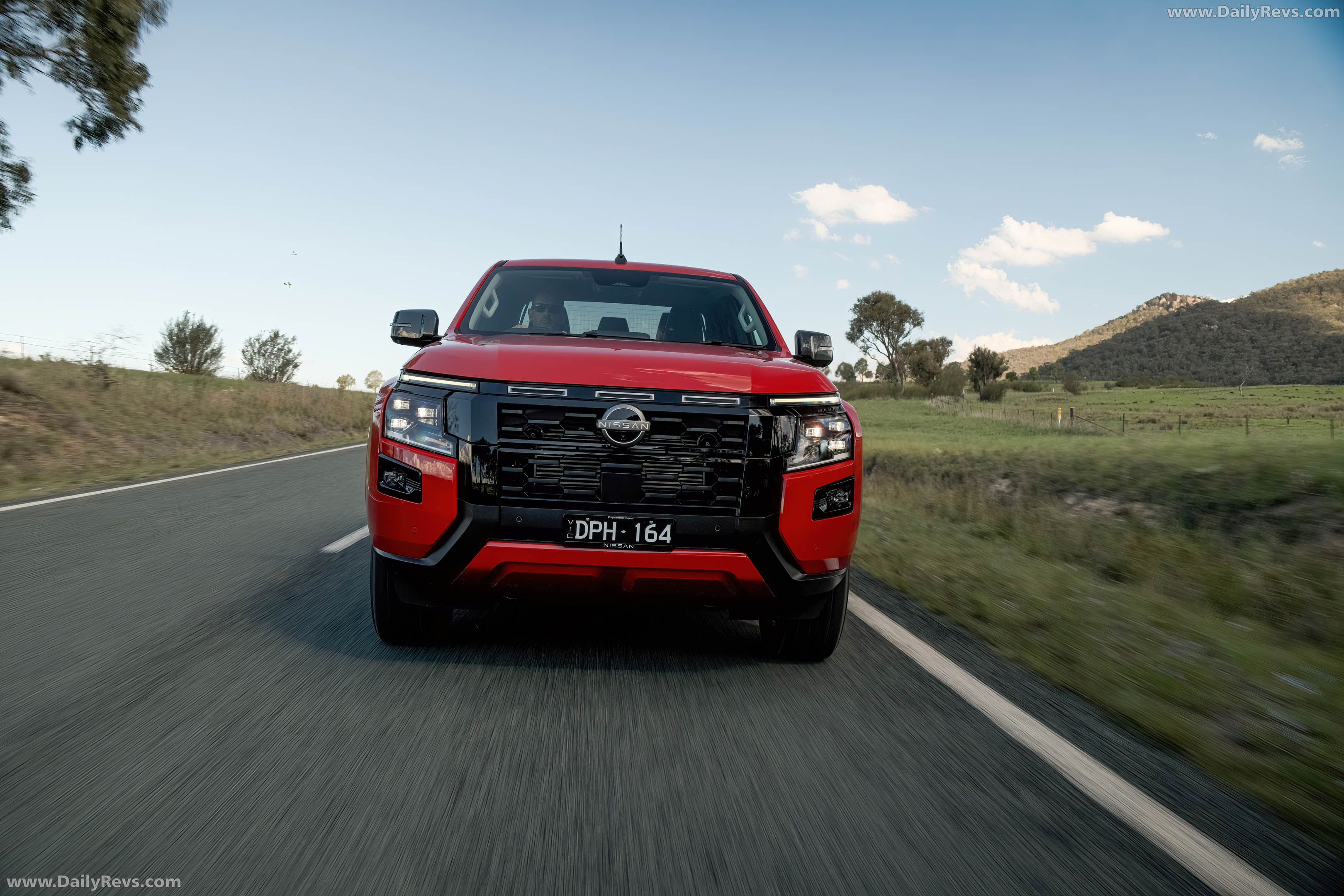 2026 Nissan Navara ST-X Outback Red Front View
