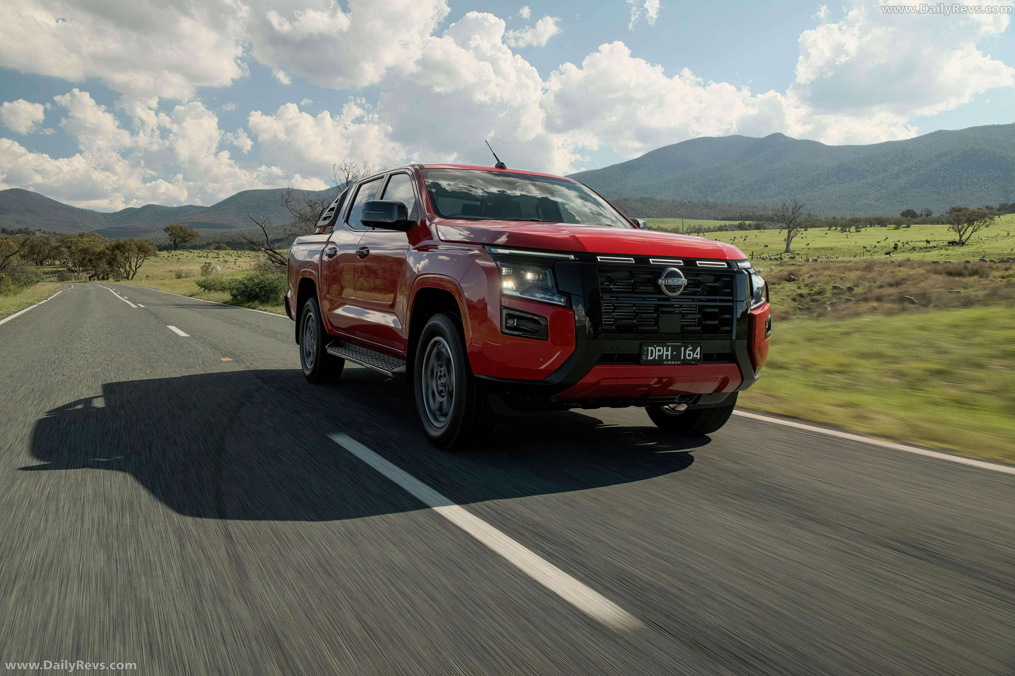2026 Nissan Navara ST-X Outback Red Front View