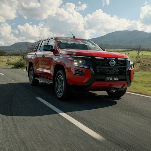 2026 Nissan Navara ST-X Outback Red Front View