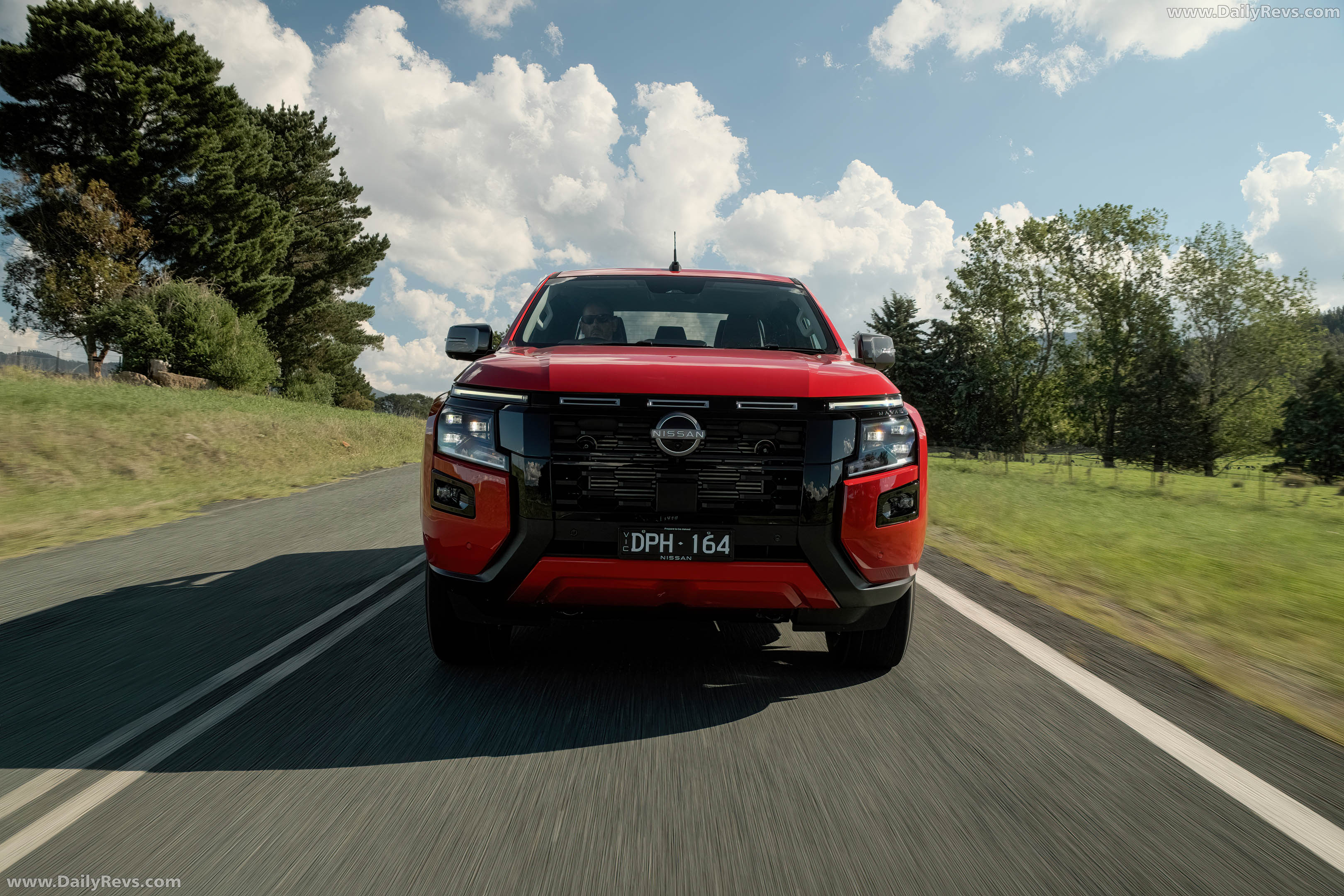 2026 Nissan Navara ST-X Outback Red Front View