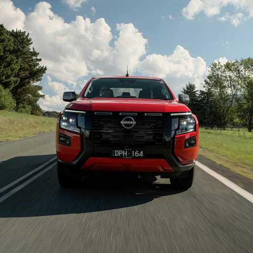 2026 Nissan Navara ST-X Outback Red Front View