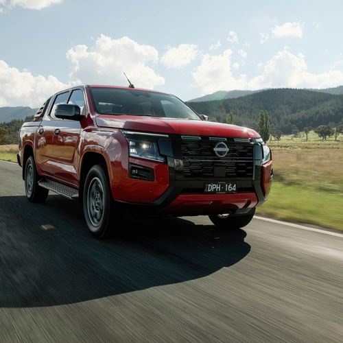 2026 Nissan Navara ST-X Outback Red Front View