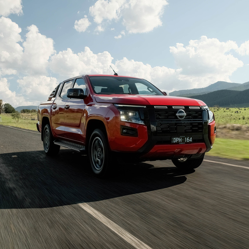 2026 Nissan Navara ST-X Outback Red Front View