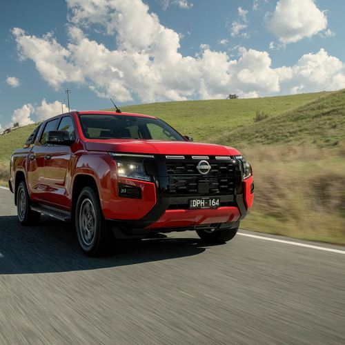 2026 Nissan Navara ST-X Outback Red Front View