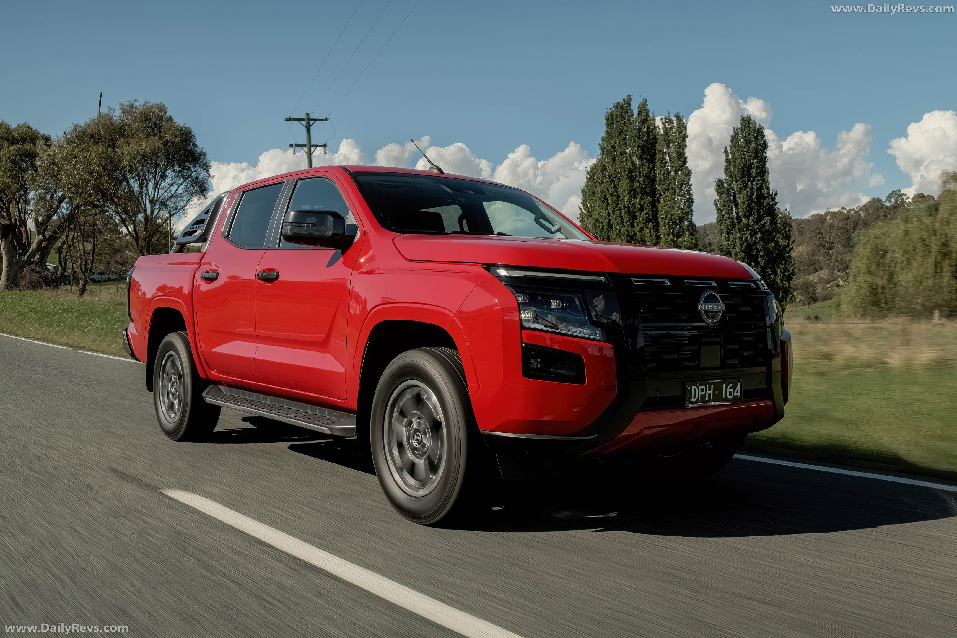 2026 Nissan Navara ST-X Outback Red Front View