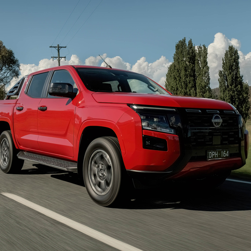 2026 Nissan Navara ST-X Outback Red Front View