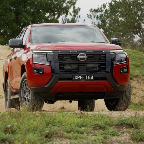 2026 Nissan Navara ST-X Outback Red Front View