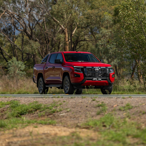 2026 Nissan Navara ST-X Outback Red Front View