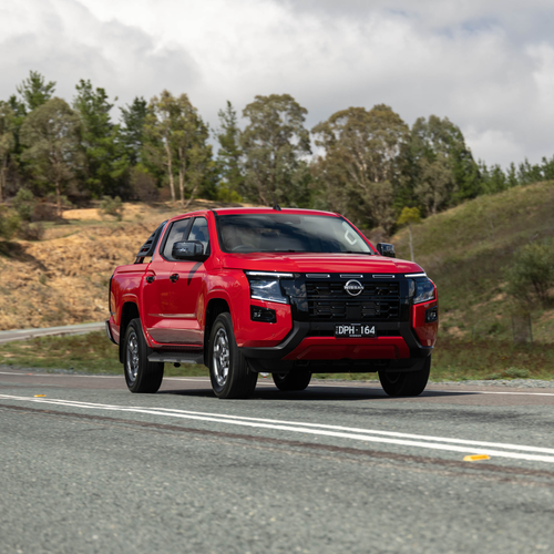 2026 Nissan Navara ST-X Outback Red Front View