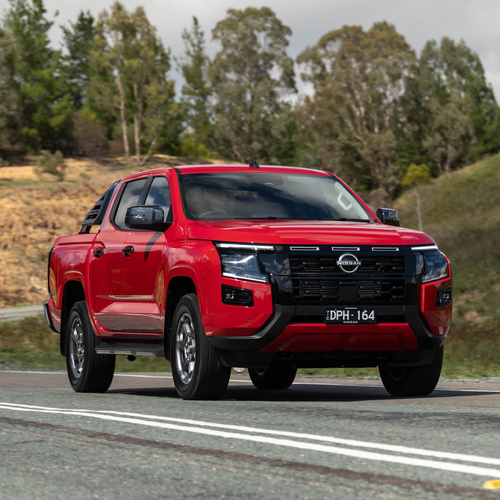 2026 Nissan Navara ST-X Outback Red Front View