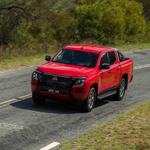 2026 Nissan Navara ST-X Outback Red Front View