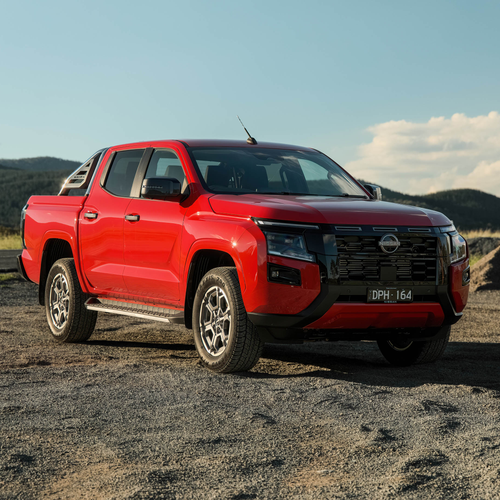 2026 Nissan Navara ST-X Outback Red Front View