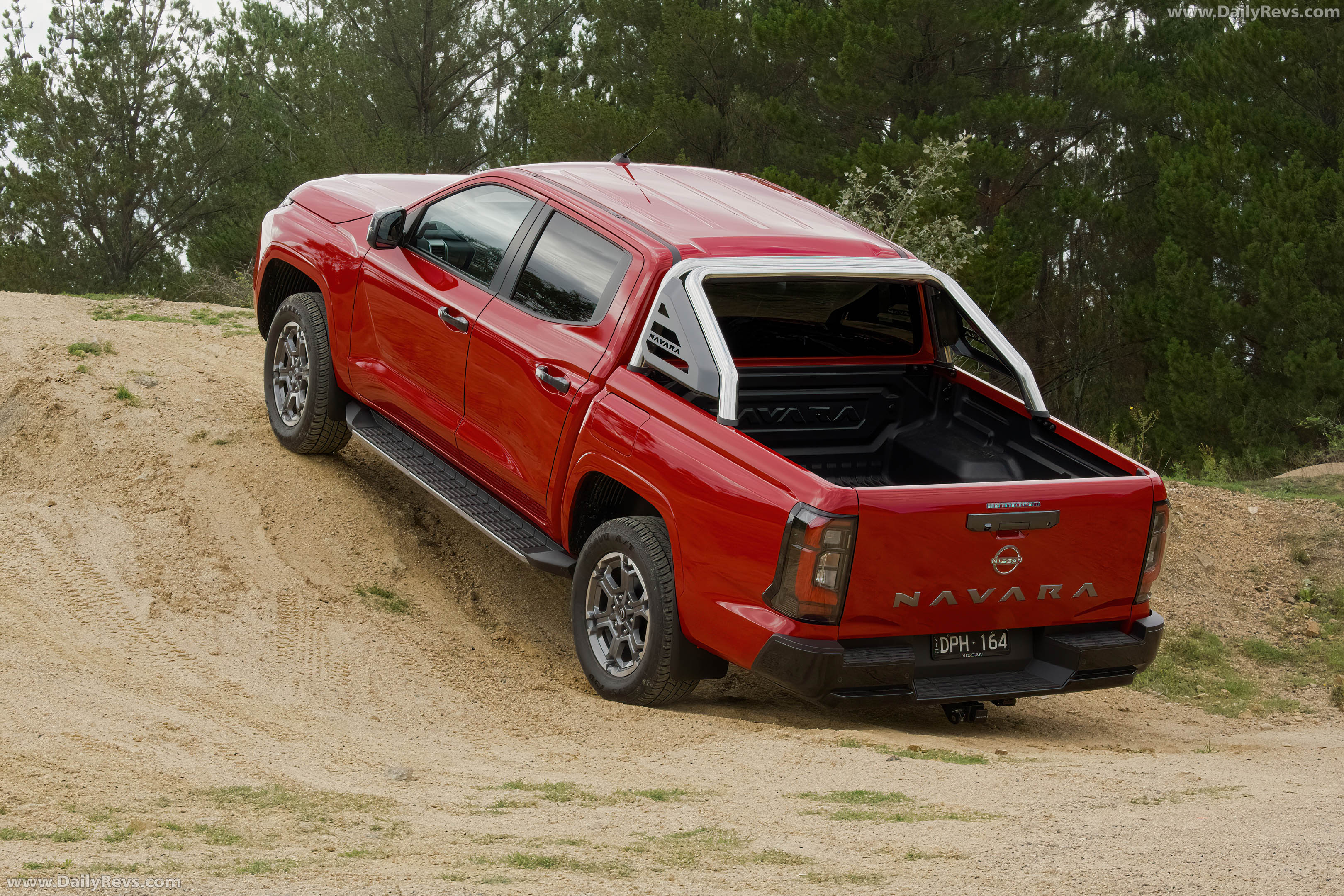 2026 Nissan Navara ST-X Outback Red Rear View