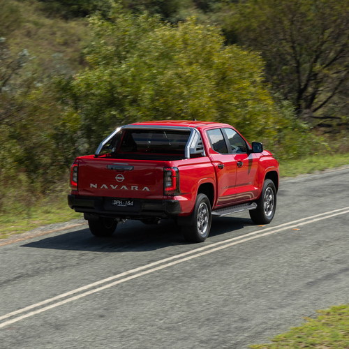 2026 Nissan Navara ST-X Outback Red Rear View