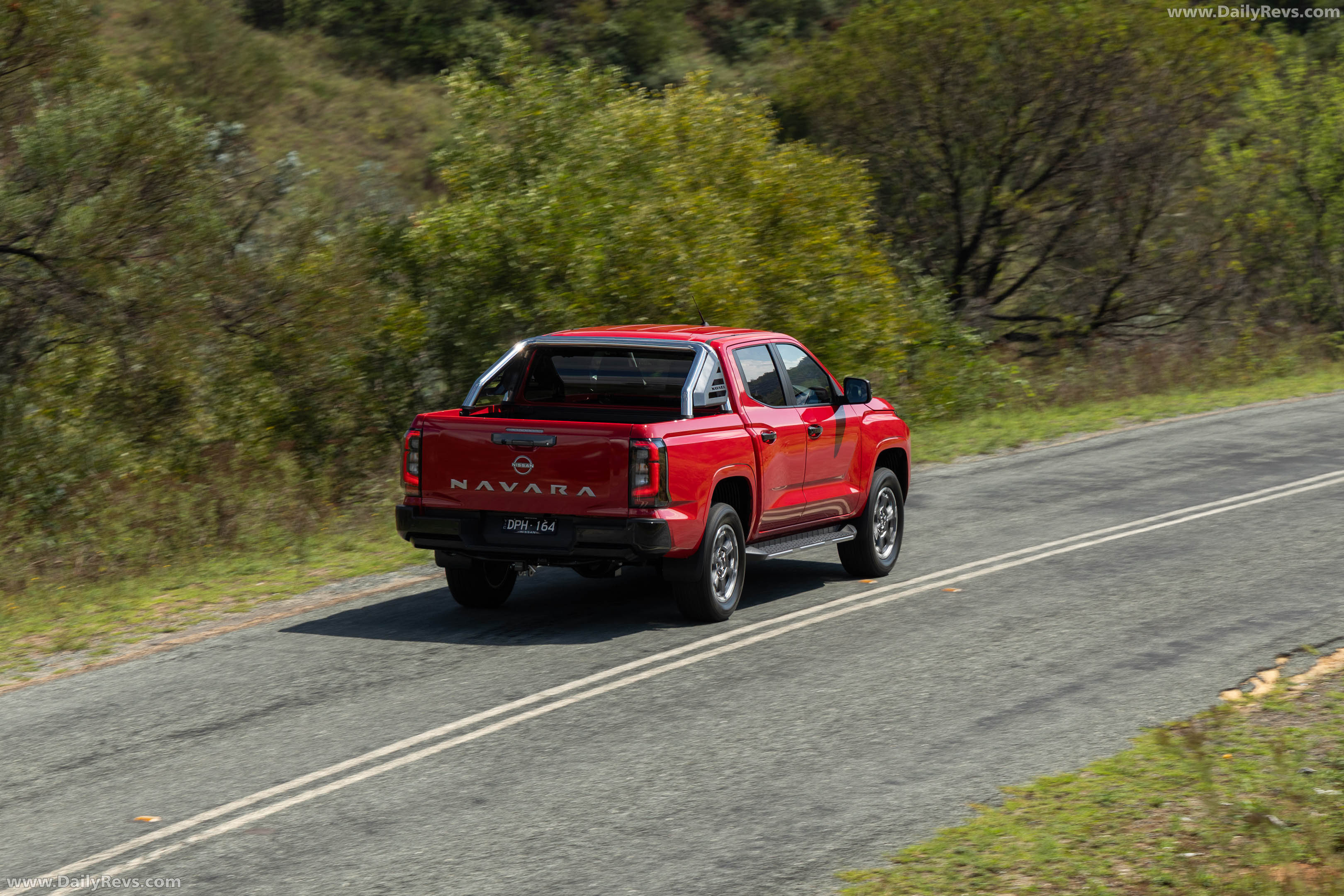 2026 Nissan Navara ST-X Outback Red Rear View