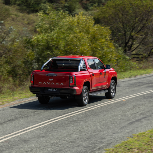 2026 Nissan Navara ST-X Outback Red Rear View