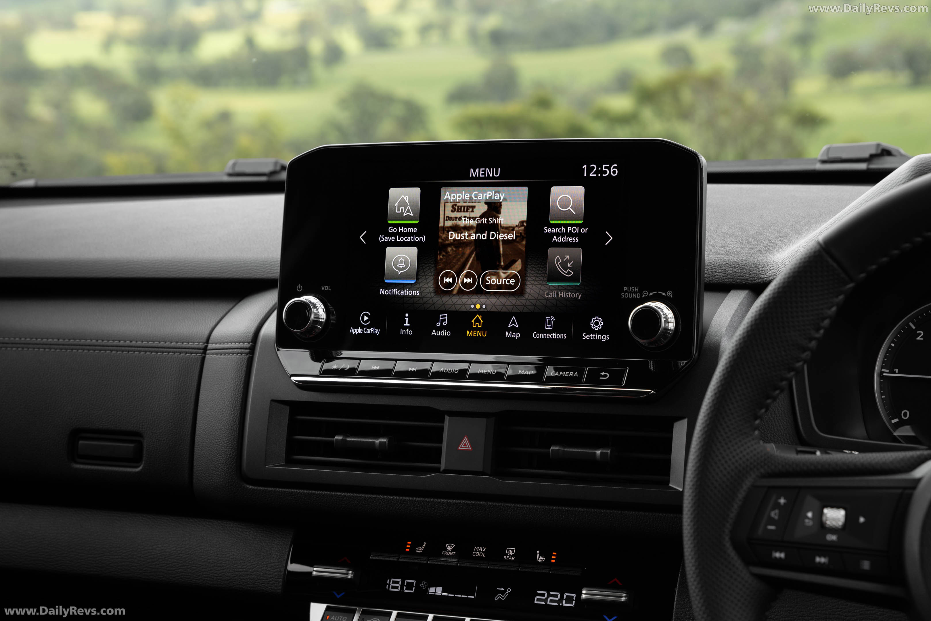 2026 Nissan Navara ST-X Outback Red Interior