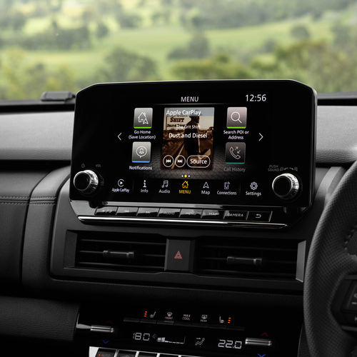 2026 Nissan Navara ST-X Outback Red Interior