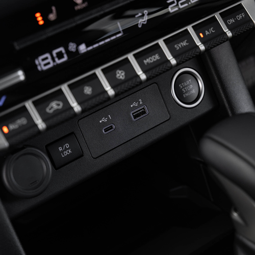 2026 Nissan Navara ST-X Outback Red Interior
