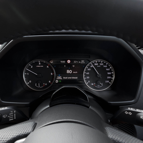 2026 Nissan Navara ST-X Outback Red Interior