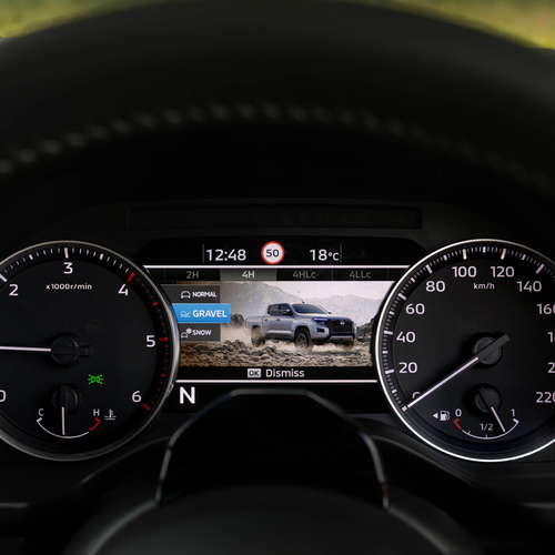 2026 Nissan Navara ST-X Outback Red Interior