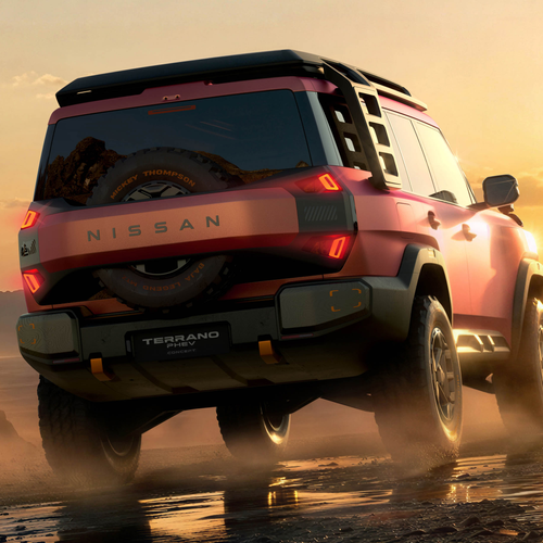 2026 Nissan Terrano PHEV Concept Rear View