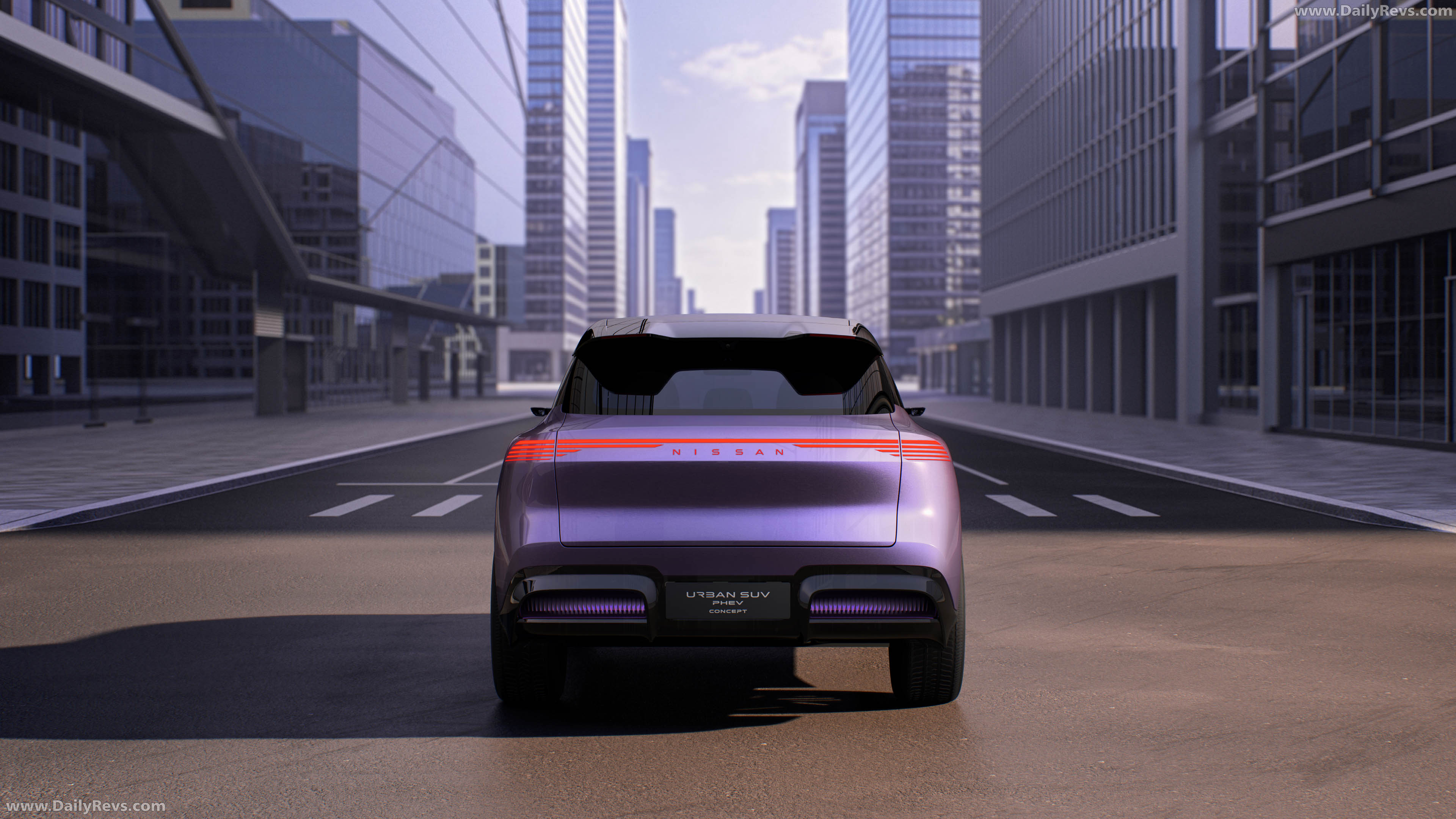 2026 Nissan Urban SUV PHEV Concept Rear View