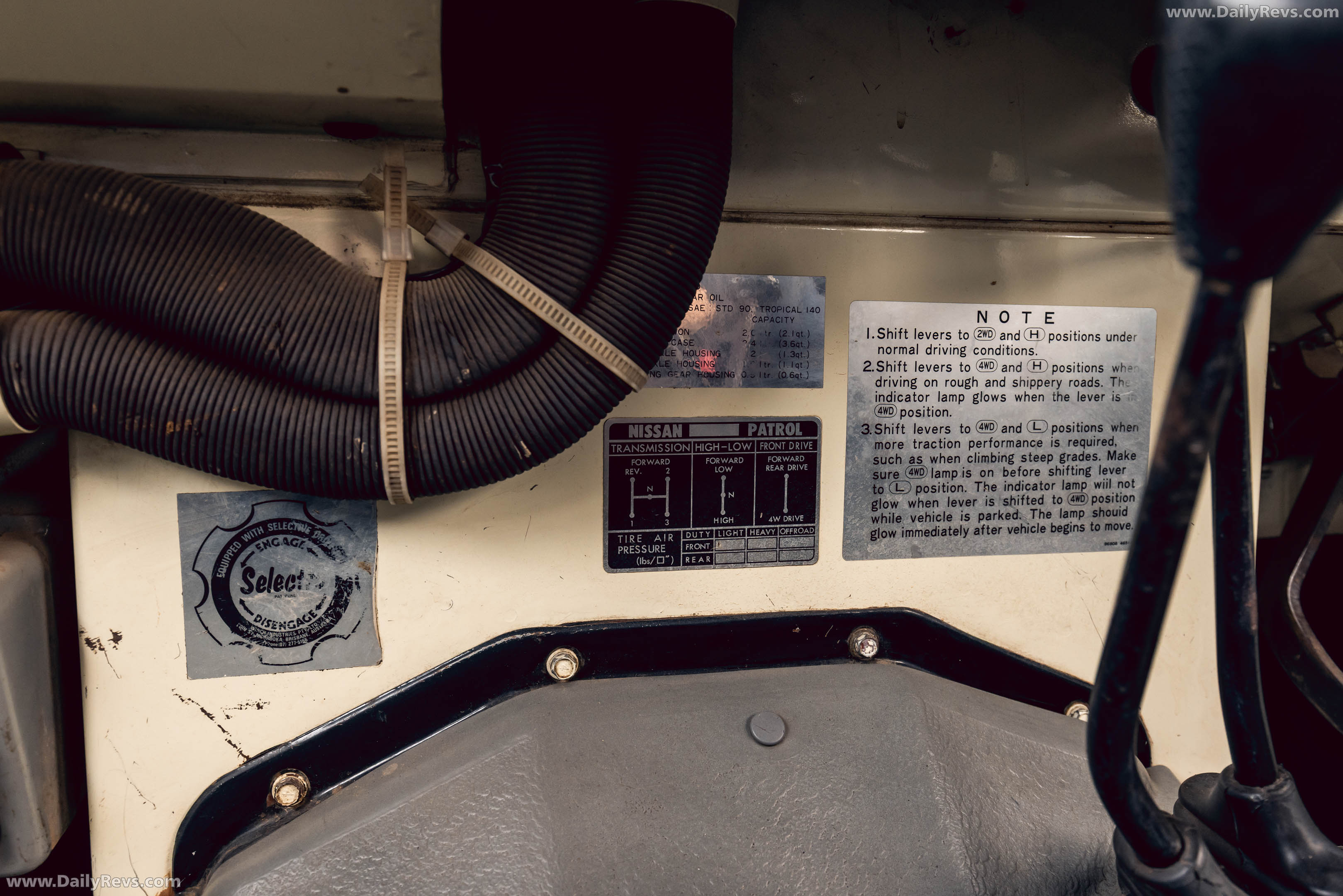 1961 Nissan Patrol G60 Interior