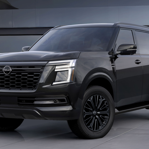 2027 Nissan Armada Dark Armor Front View
