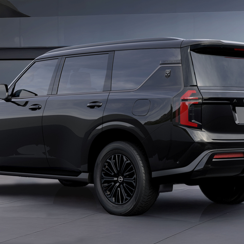 2027 Nissan Armada Dark Armor Rear View