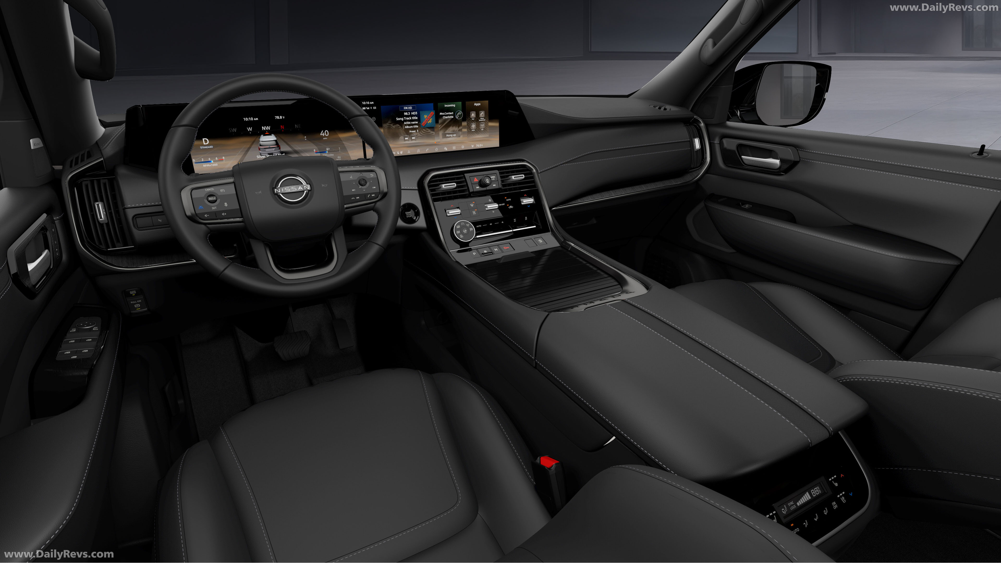 2027 Nissan Armada Dark Armor Interior