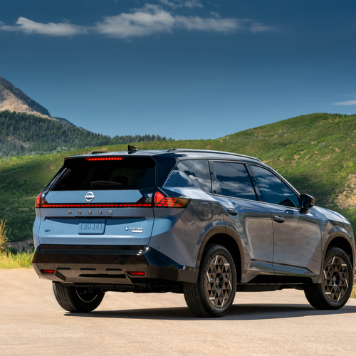 2027 Nissan Rogue Hybrid SR Rear View