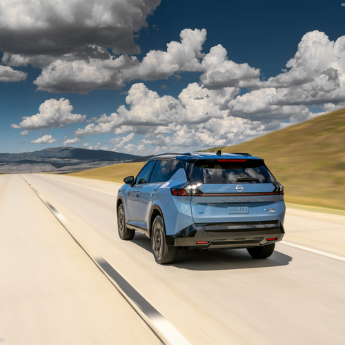 2027 Nissan Rogue Hybrid SR Rear View