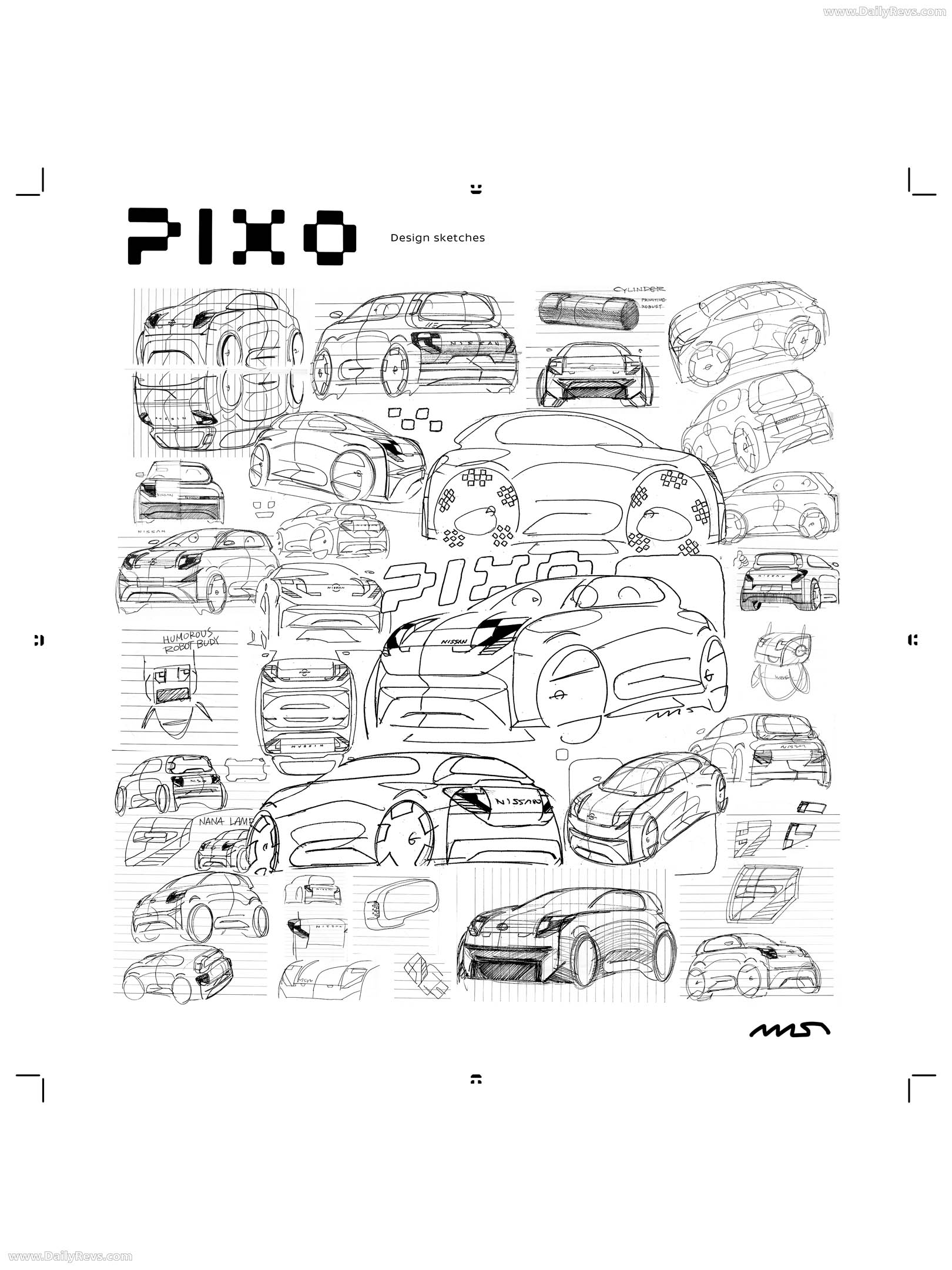 2027 Nissan Pixo Sketches
