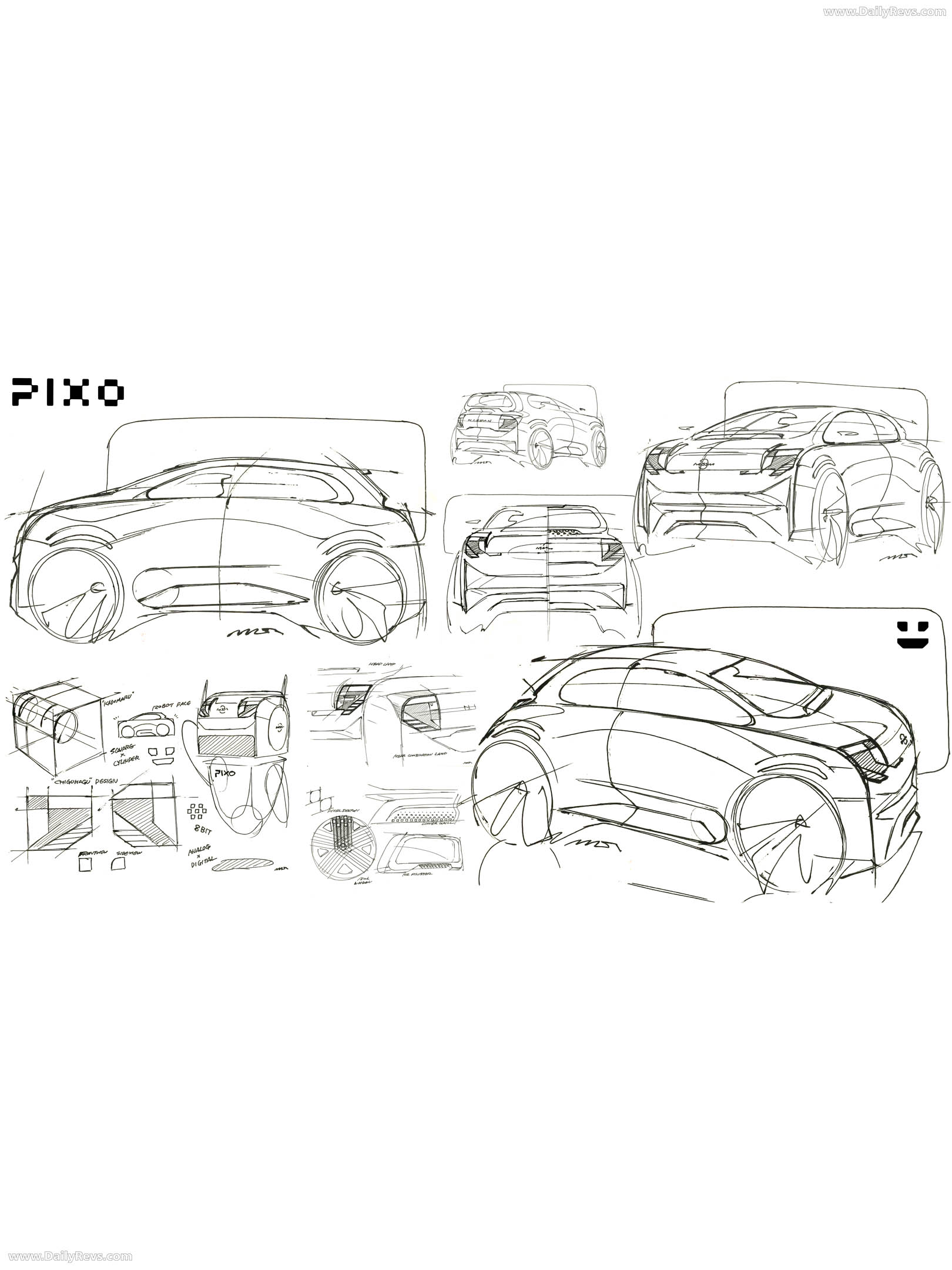 2027 Nissan Pixo Sketches