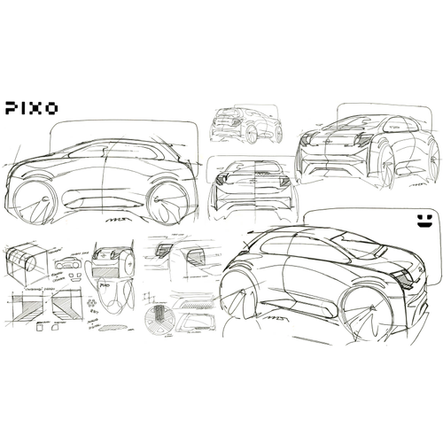 2027 Nissan Pixo Sketches