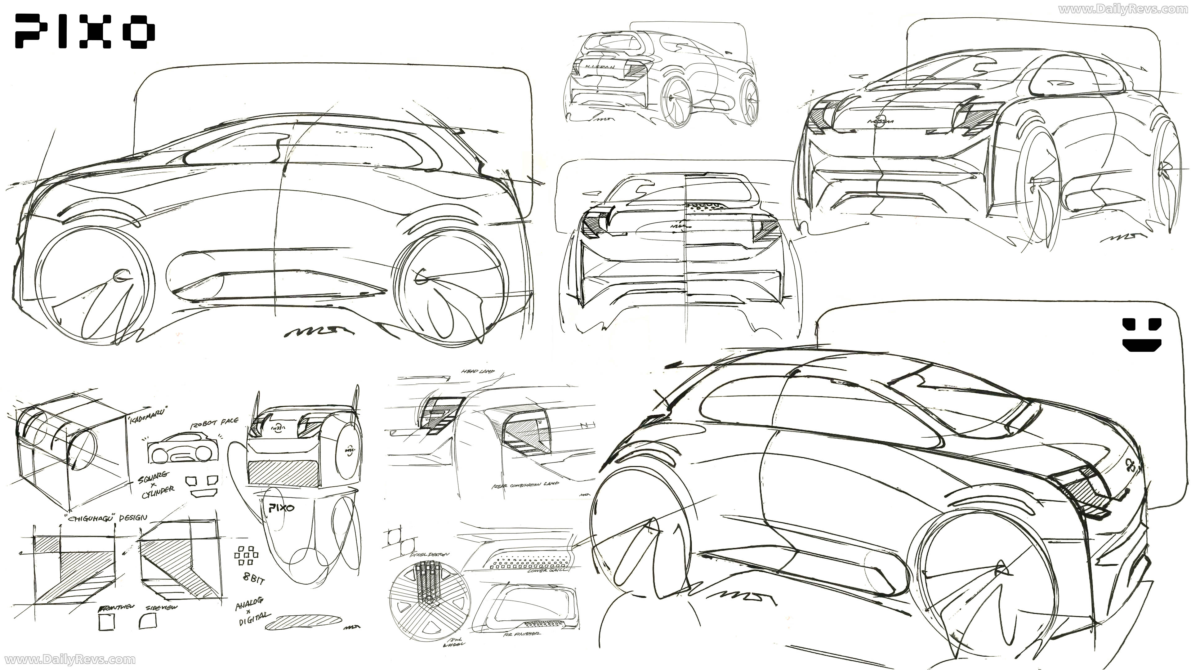 2027 Nissan Pixo Sketches