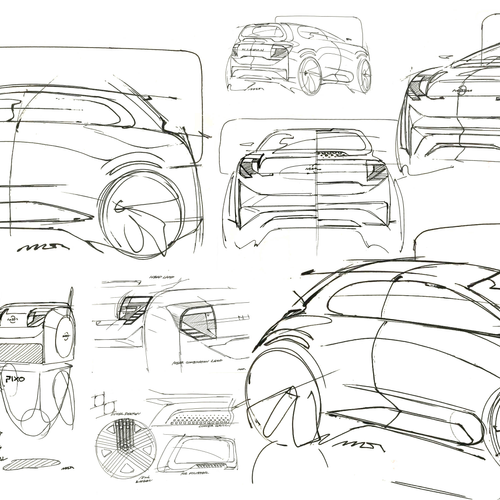 2027 Nissan Pixo Sketches